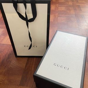 Empty Gucci bag & box